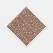 Whimsical Boho Floral Pattern Herfst House Warming Servet (Hoek)