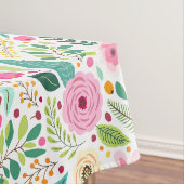 Whimsical boho Roze rozentuin Tafelkleed (Voorbeeld)