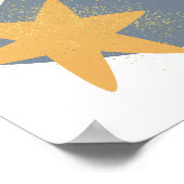 Whimsical boho vallende ster, poster (Hoek)