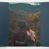 Whimsical Botanical Berry Wedding Suite Drieluik Uitnodiging (Binnenkant midden)