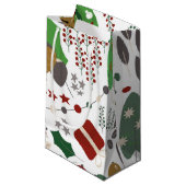 Whimsical Botanical Vacances Petit Cadeau Sac (Devant Angle)