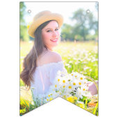 Whimsical Bourgondië Floral Gothic Vrijgezellenfee Vlaggetjes (Tweede vlag)