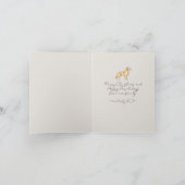 Whimsical Bow Pet Kerstfoto Gevouwen Kaart (Binnen)