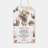 Whimsical Bugs& Insetcs Kids' Birthday Thank You  Cadeaulabel (Voorkant)