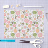 Whimsical Bumblebee Floral Tissuepapier (Craft)