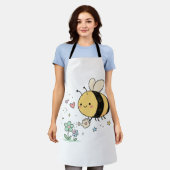 Whimsical Bumblebee Nature Lover Schort (Gedragen)