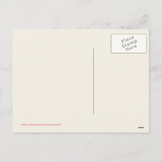 Whimsical Bunny & Flowers Happy Easter briefkaart (Achterkant)