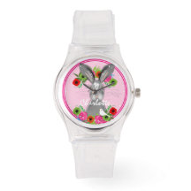Whimsical Bunny Rabbit Cute Personalized