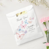 Whimsical Butterflies Baby shower Bedankzakje (Gezegeld)