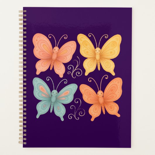 Whimsical Butterflies  Planner (Voorkant)