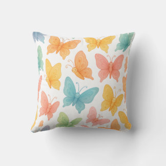 "Whimsical Butterflies" Throw Pillow Kussen