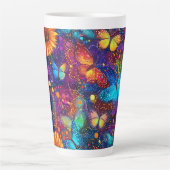 Whimsical Butterfly Dream Latte Mug (Devant)