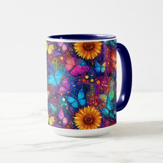 Whimsical Butterfly Dream Mok (Voorkant rechts)