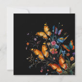 Whimsical Butterfly Garden Invitation de mariage (Dos)