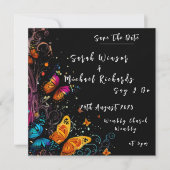 Whimsical Butterfly Garden Invitation de mariage (Devant)