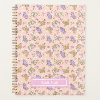 Whimsical Butterfly Girl gepersonaliseerd Planner