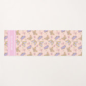 Whimsical Butterfly Girl gepersonaliseerd Yogamat (Voorkant (horizontaal))