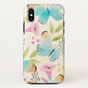 Whimsical Butterfly Hoesje-Mate iPhone Case