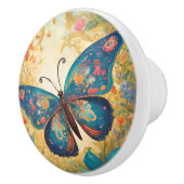 Whimsical Butterfly Keramische Knop (Rechts)