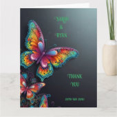 Whimsical Butterfly Romance Faire-part de mariage (Devant)