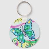 Whimsical Butterfly Sleutelhanger (Voorkant)