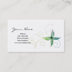 Whimsical Butterfly Visitekaartjes