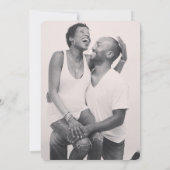 Whimsical Cactus Artsy Save the Date Kaart (Achterkant)