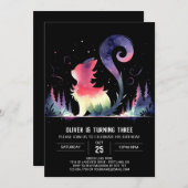 Whimsical Cadeau voor de Katverjaardag Kaart (Voorkant / Achterkant)