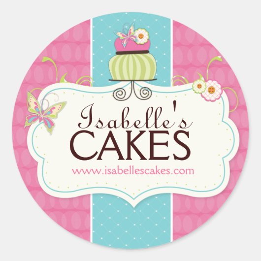 Whimsical Cake Labels (Voorkant)