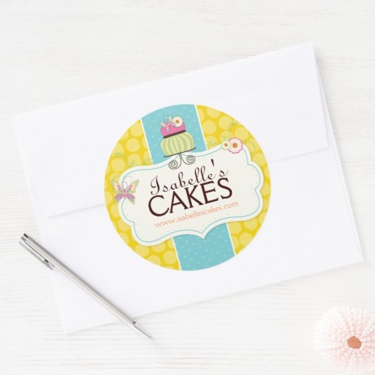Whimsical Cake Labels (Envelop)