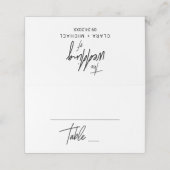 Whimsical Calligraphy Wedding (Buitenkant ongevouwen)