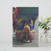 Whimsical Camel Art Print/Grafisch Briefpapier (Staand voorkant)