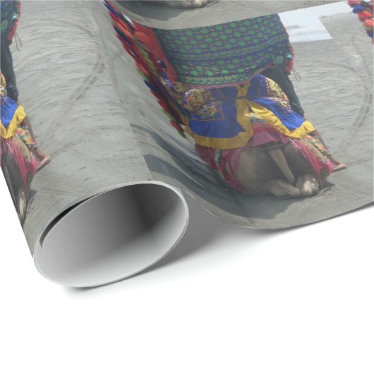 Whimsical Camel Art Print/Grafisch Cadeaupapier (Rol Hoek)