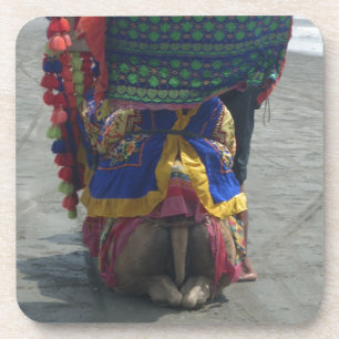 Whimsical Camel Art Print/Grafisch Drankjes Onderzetter