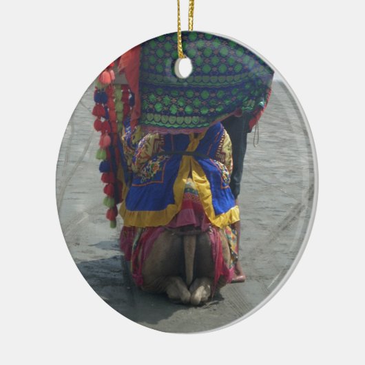 Whimsical Camel Art Print/Grafisch Keramisch Ornament (Links)