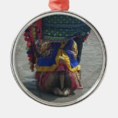 Whimsical Camel Art Print/Grafisch Metalen Ornament (Voorkant)