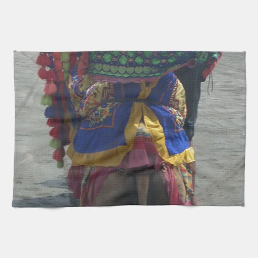 Whimsical Camel Art Print/Grafisch Theedoek (Horizontaal)