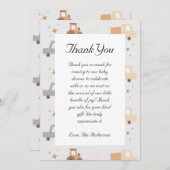 Whimsical Car Boho bedankpas Bedankkaart (Voorkant / Achterkant)