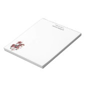 Whimsical Carousel Horse Image Notitieblok (Gedraaid)