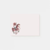 Whimsical Carousel Horse Image Post-it® Notes (Voorkant)