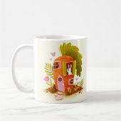 Whimsical Carrot Bunny House Mug Cute Farm Animals Koffiemok (Links)