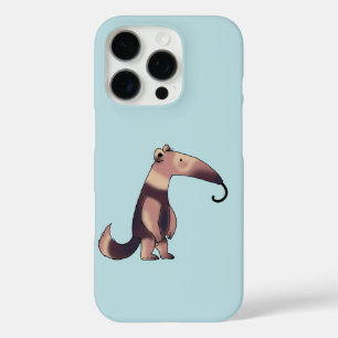 Whimsical Cartoon Anteater Art iPhone 16 Pro Hoesje