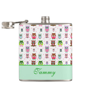 Whimsical Cartoon Ownership Drink Flask Heupfles