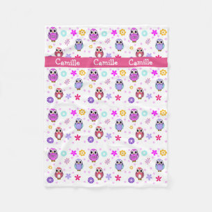 Whimsical Cartoon Ownership Fleece Blanket