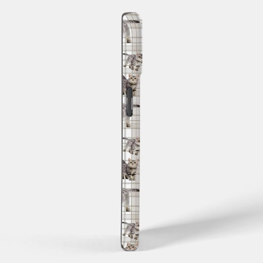 Whimsical Cat iPhone 15 Telefoonhoesje Case-Mate iPhone Case (Achterkant / Rechts)