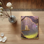 Whimsical Cat on a Swing Planner