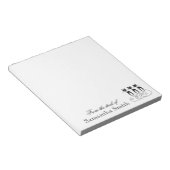 Whimsical cat PERSONALIZE Notitieblok (Schuin)