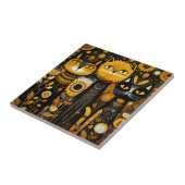 Whimsical Cats Tegeltje (Zijkant)