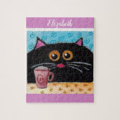 Whimsical Chat Jigsaw Puzzle Daisy (Vertical)