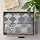 Whimsical Check Harlequin Toile Decoupage Paper Tissuepapier (Geschenk)